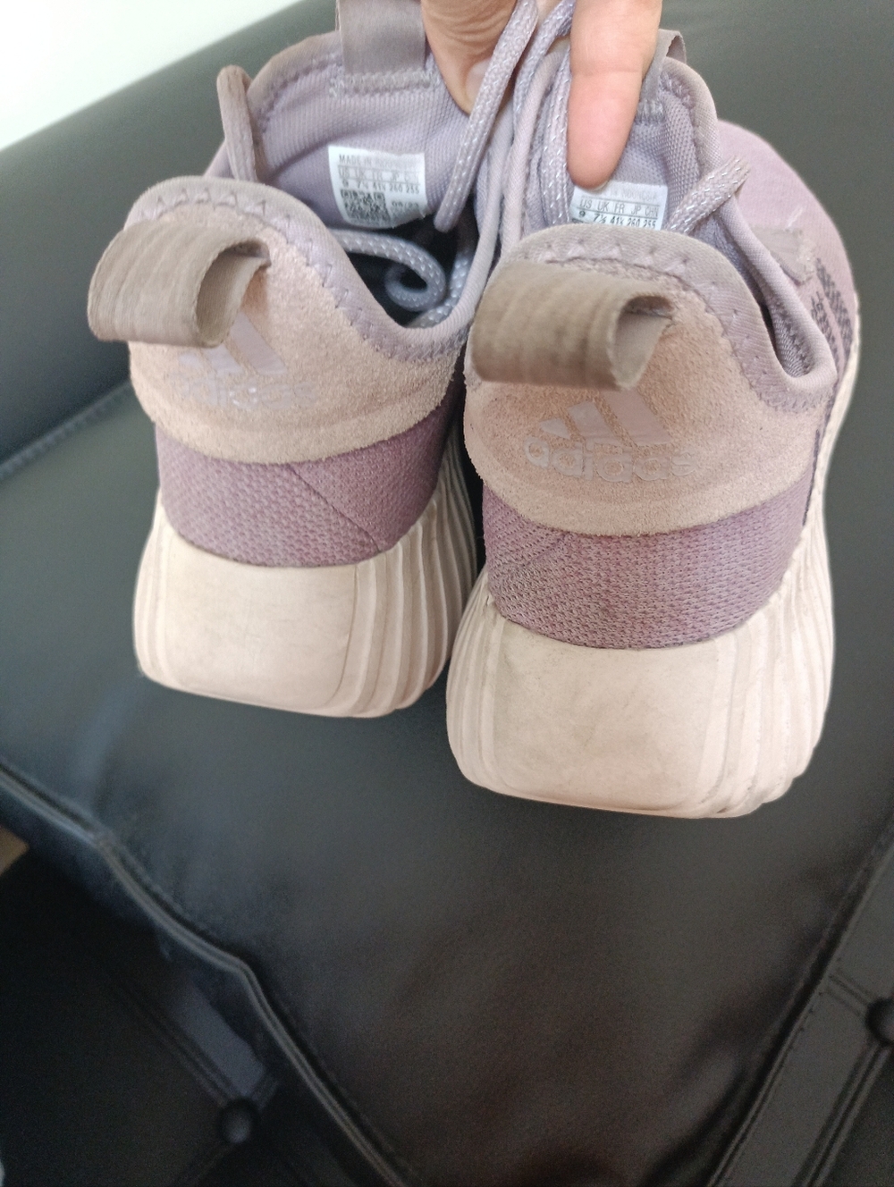 Adidas Kaptir Flow Sneakers Athletic Shoes Size 9 Lavender - Picture 7 of 16